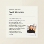 Cécile Zarokian perfumer profile