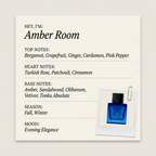 Thameen London Amber Room fragrance profile card