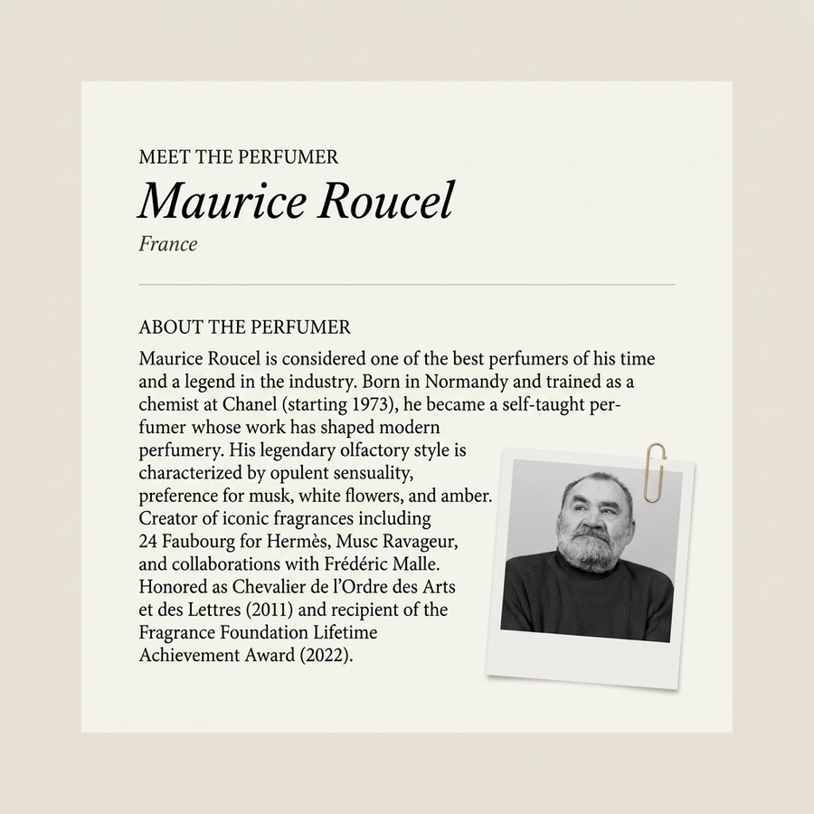Maurice Roucel perfumer profile