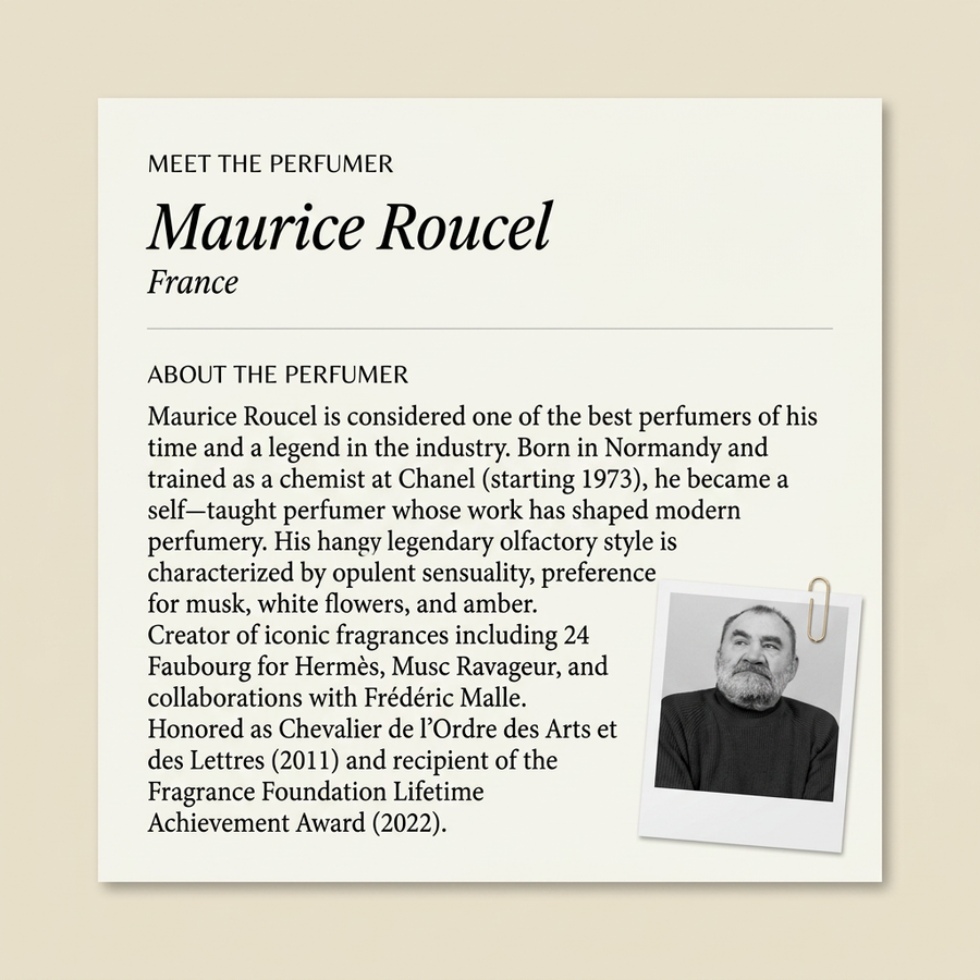 Maurice Roucel perfumer profile