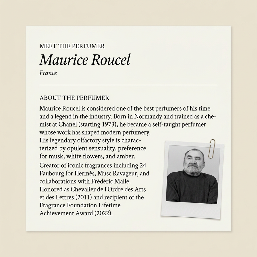 Maurice Roucel perfumer profile