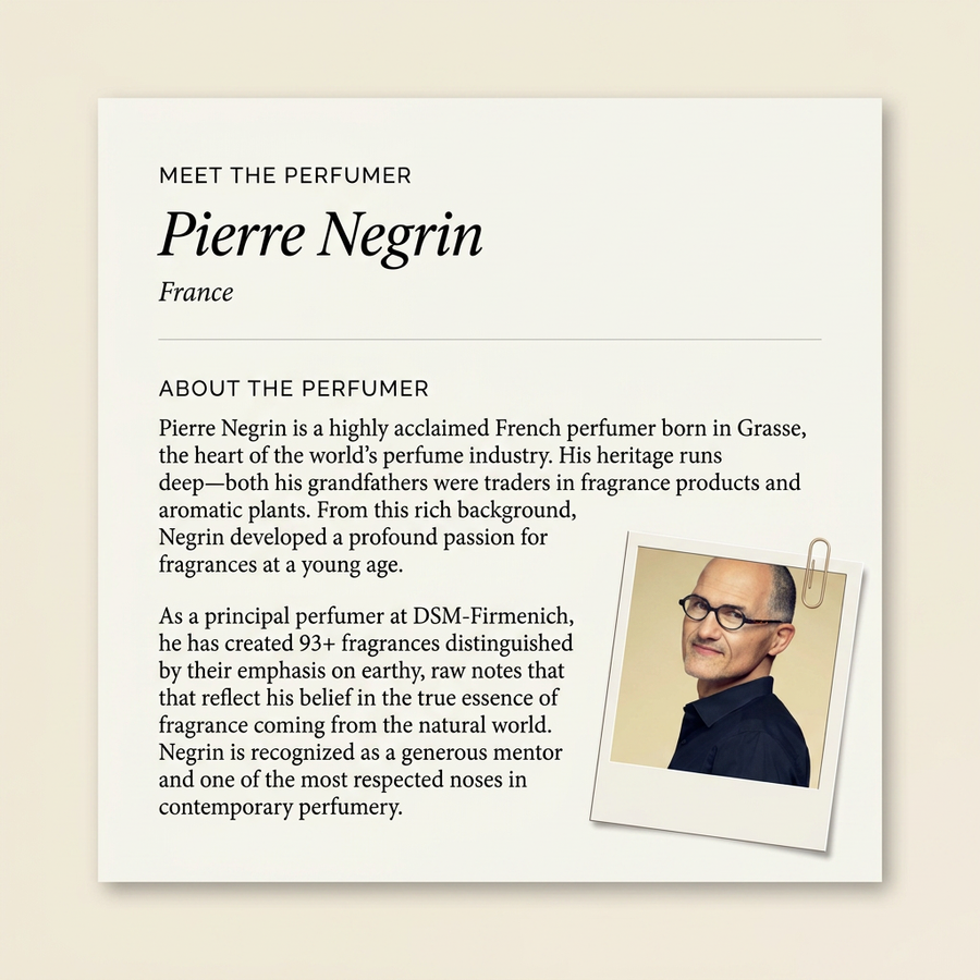 Pierre Negrin perfumer profile