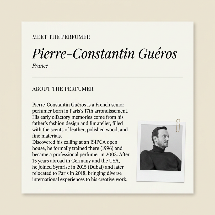 Pierre-Constantin Guéros perfumer profile