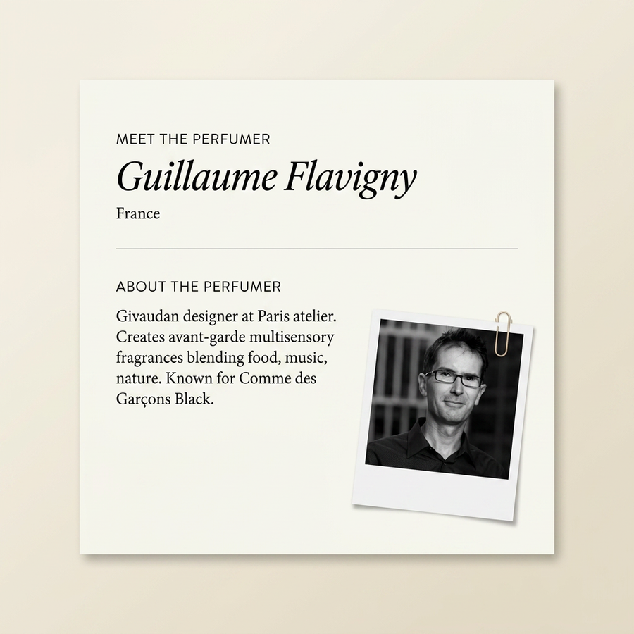 Guillaume Flavigny perfumer profile