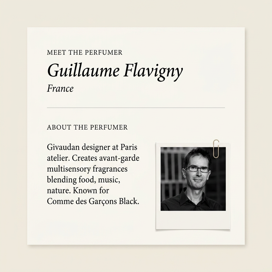 Guillaume Flavigny perfumer profile
