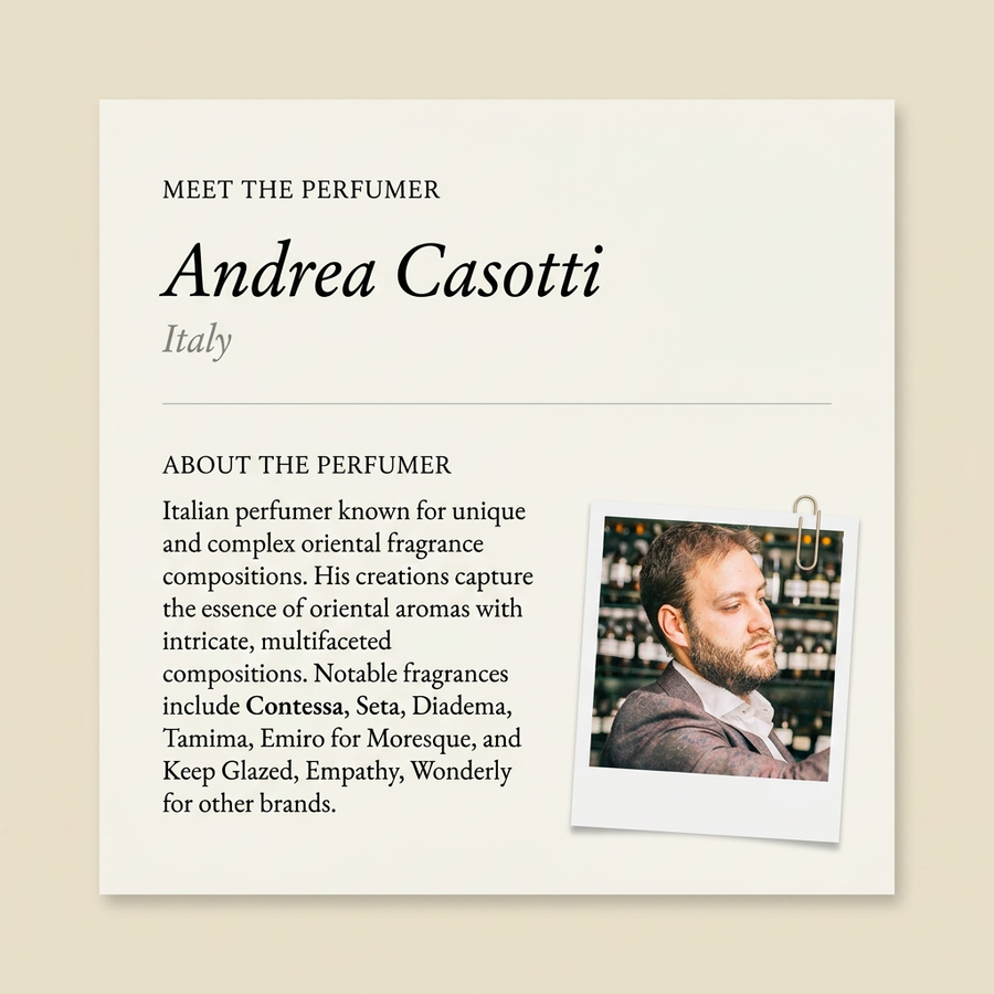 Andrea Casotti perfumer profile