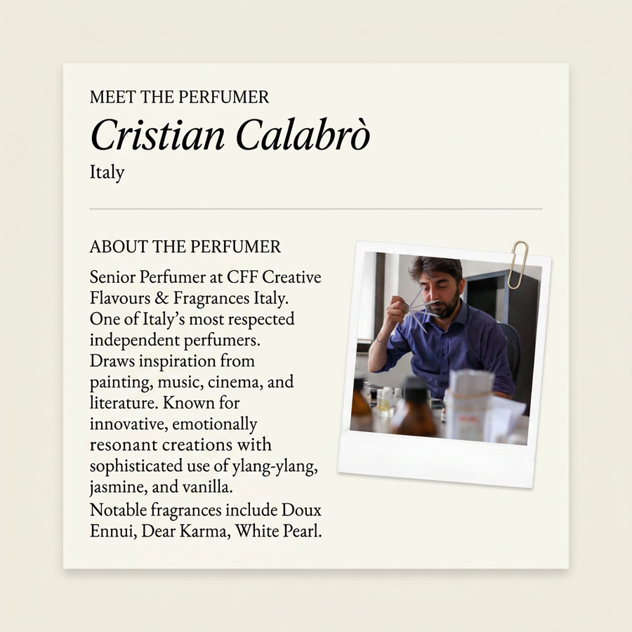 Cristian Calabrò perfumer profile