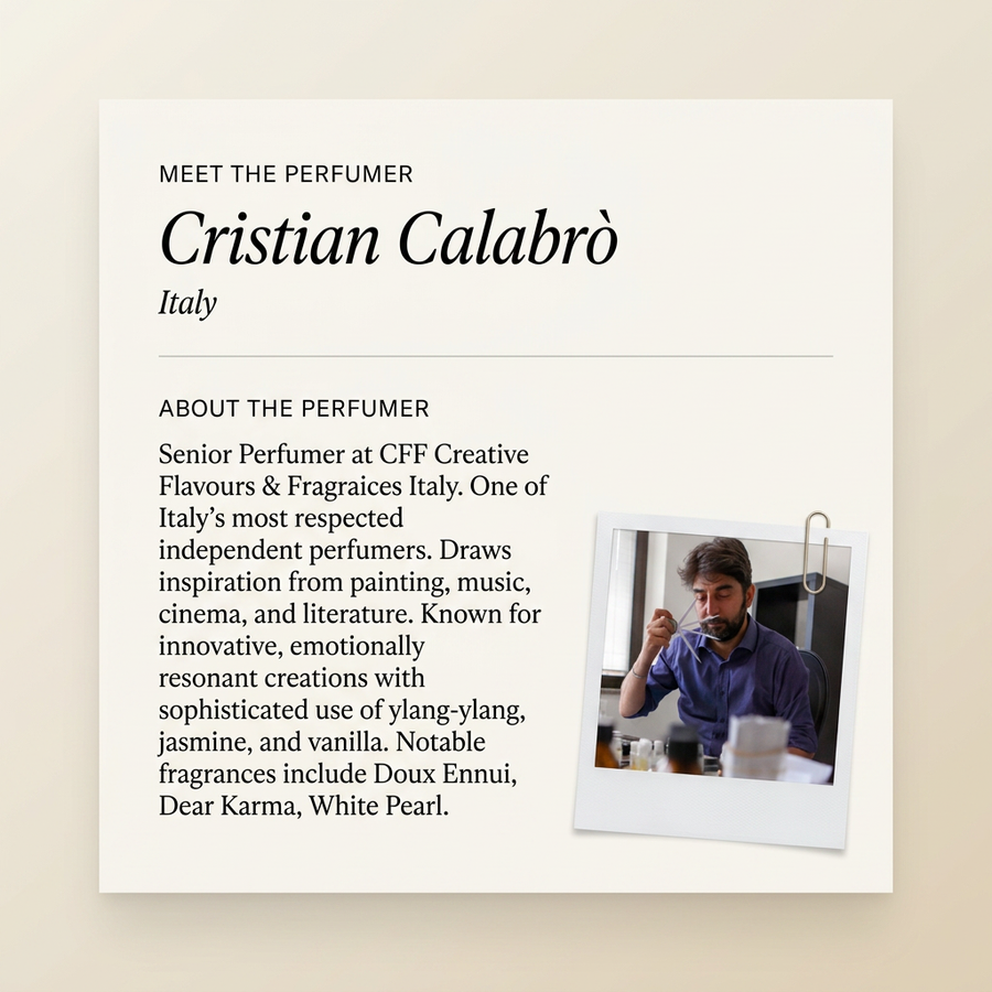 Cristian Calabrò perfumer profile