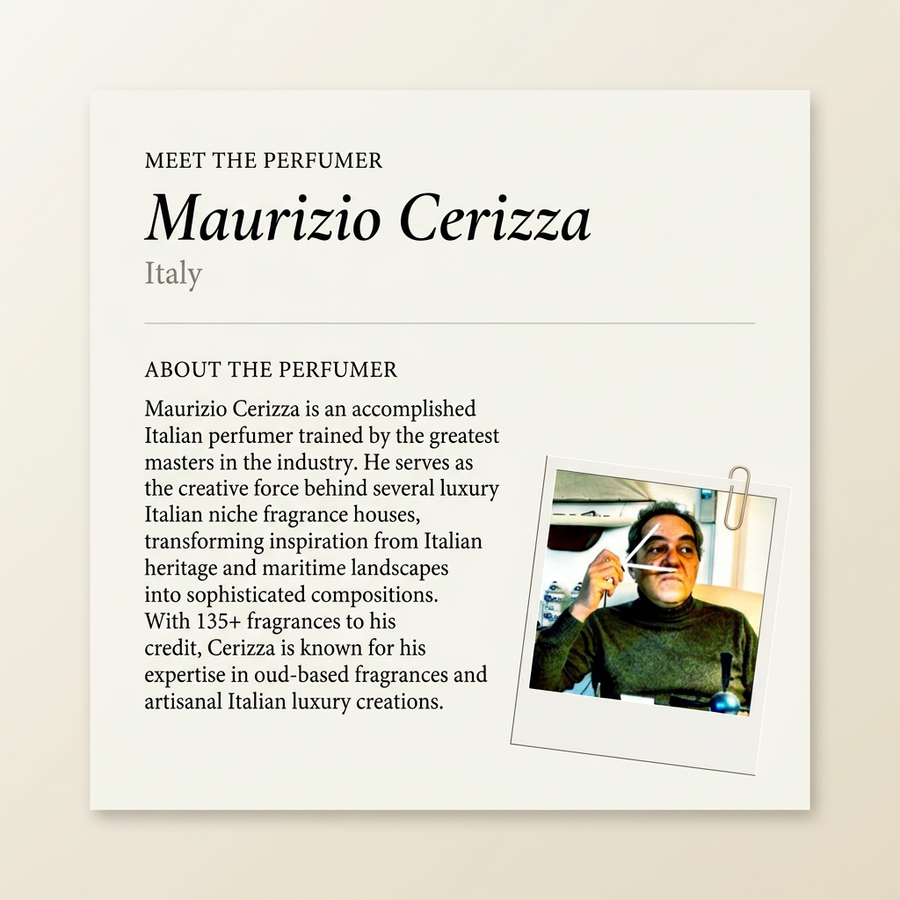 Maurizio Cerizza perfumer profile