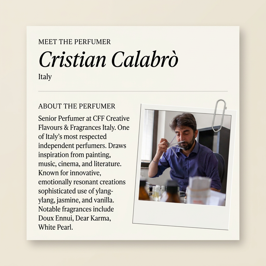 Cristian Calabrò perfumer profile