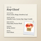 The House of Oud Keep Glazed fragrance profile card