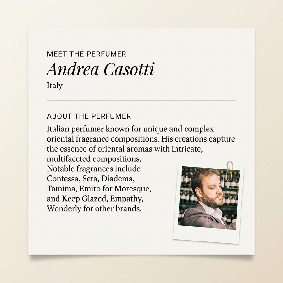 Andrea Casotti perfumer profile