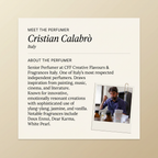Cristian Calabrò perfumer profile