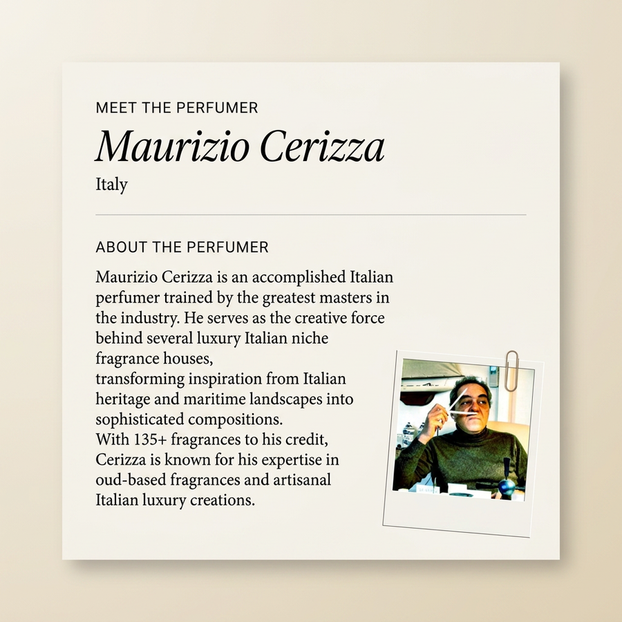 Maurizio Cerizza perfumer profile