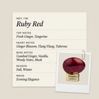 The House of Oud Ruby Red fragrance profile card