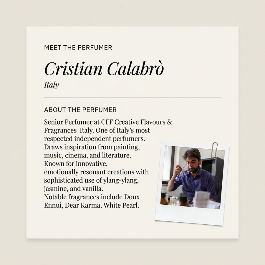 Cristian Calabrò perfumer profile