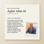 Asghar Adam Ali perfumer profile