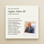 Asghar Adam Ali perfumer profile