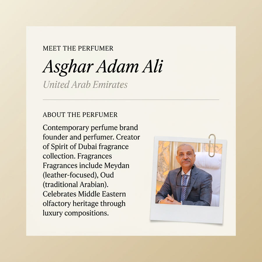 Asghar Adam Ali perfumer profile