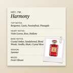 The Spirit of Kings Harmony fragrance profile card
