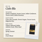 Tiziana Terenzi Cielo Blu fragrance profile card