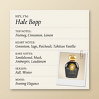Tiziana Terenzi Hale Bopp fragrance profile card