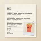 Tiziana Terenzi Orza fragrance profile card