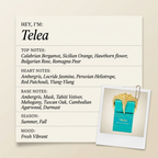 Tiziana Terenzi Telea fragrance profile card
