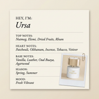 Tiziana Terenzi Ursa fragrance profile card