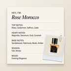 Vertus Rose Morocco fragrance profile card