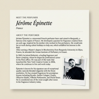 Jérôme Épinette perfumer profile