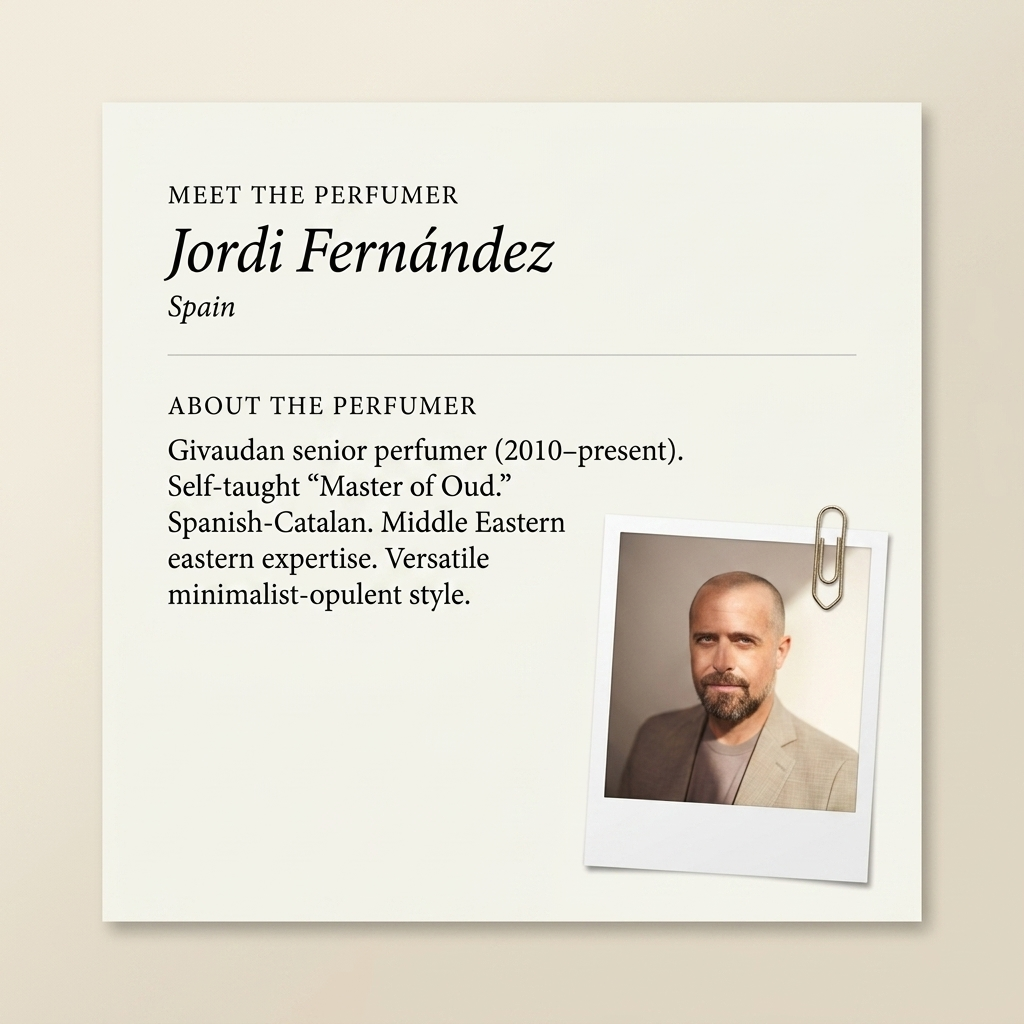 Jordi Fernández perfumer profile
