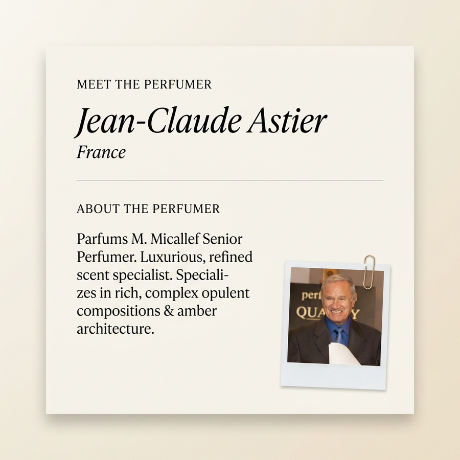 Jean-Claude Astier perfumer profile