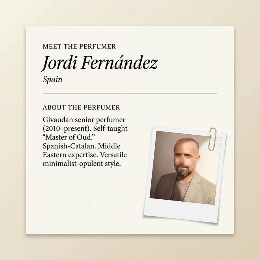 Jordi Fernández perfumer profile