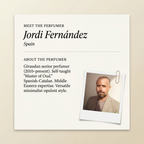 Jordi Fernández perfumer profile