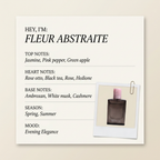 Witch FLEUR ABSTRAITE fragrance profile card